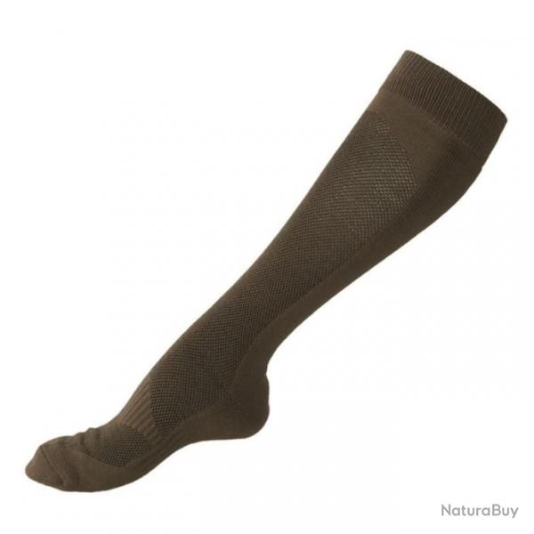 Chaussettes Mil-Tec Coolmax High - Vert / 39 - 41 EU