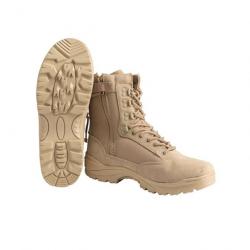 Chaussures Mil-Tec Intervention avec zip - Beige / 48 EU / 14 UK