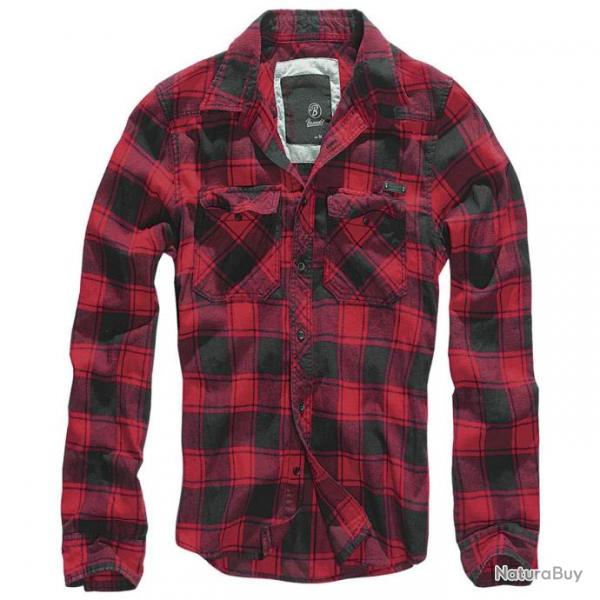 Chemise Brandit Check - Rouge / S