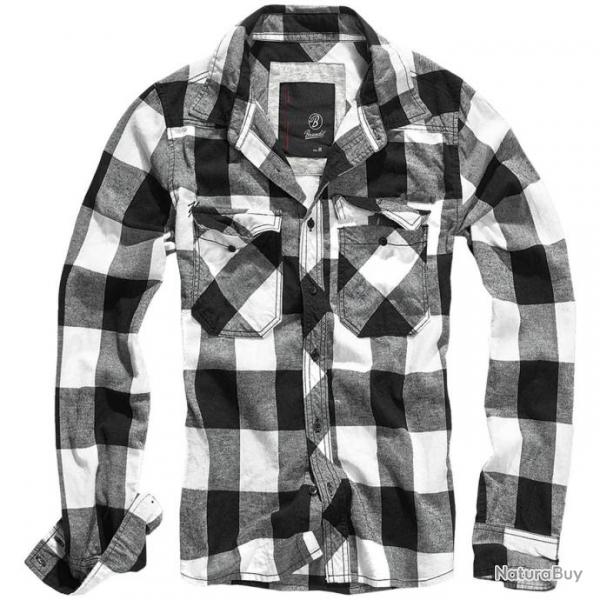 Chemise Brandit Check - Blanc / S