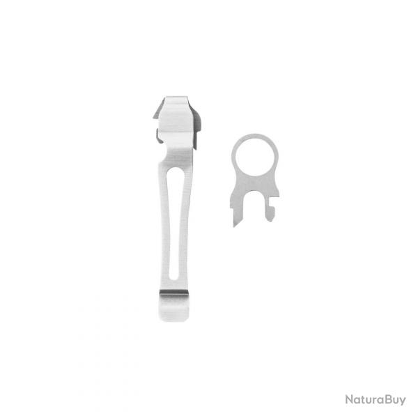 Clip de poche illet pour Leatherman Wave / Charge / Surge - Gris