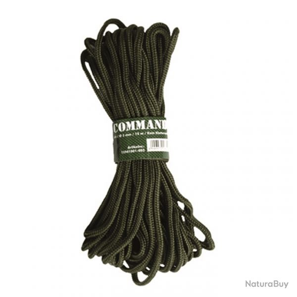 Corde Commando Mil-Tec 5mm (15m) - Autre