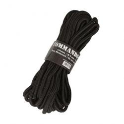 Corde Mil-Tec Commando 15M - Noir / Ø5 mm x 15 m