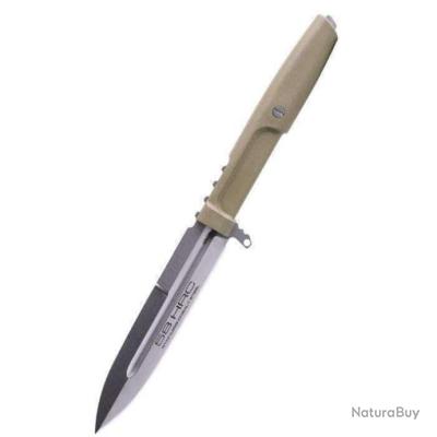 Couteau Fixe A.G. Russell Combat Master - Années 90 Avec Fourreau Cuir | Occasion