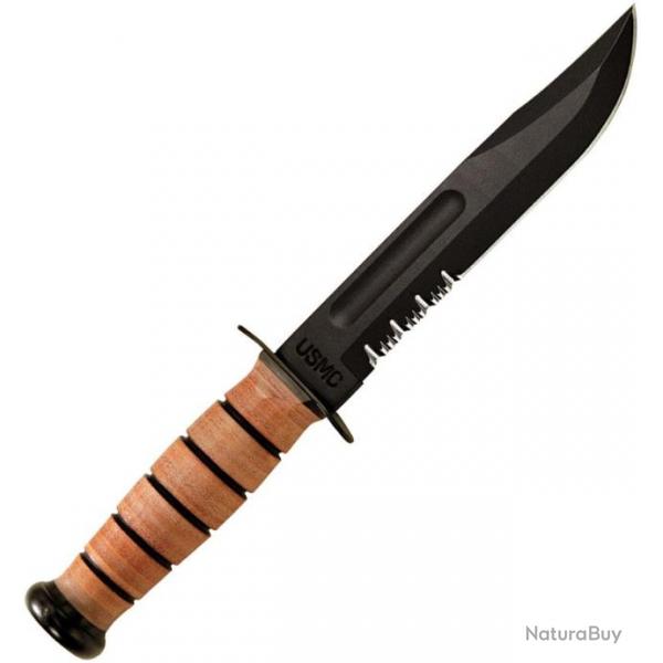 Couteau Ka-Bar USMC Fighter Serrated - Autre