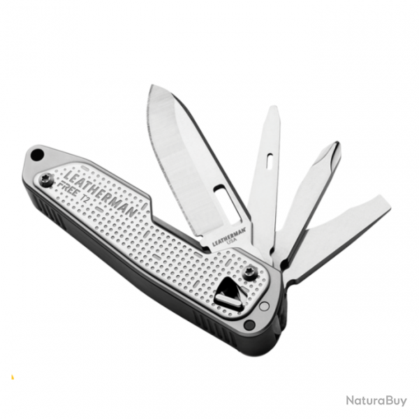 Couteau multifonctions Leatherman Free T2 - Gris