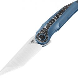 Couteau pliant Bestech Knives Blind Fury Framelock Blue - Autre