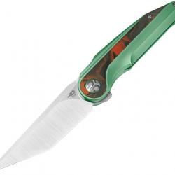 Couteau pliant Bestech Knives Blind Fury Framelock Green - Autre