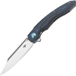 Couteau pliant Bestech Knives Fanga Linerlock Blue G10 - Autre