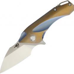 Couteau pliant Bestech Knives Goblin Titanium Framelock Blue - Autre