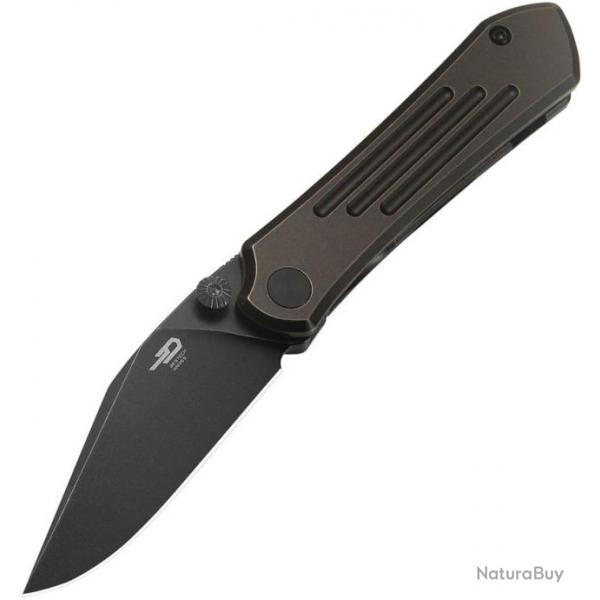 Couteau pliant Bestech Knives ICARUS FRAMELOCK BLACK/BRONZE - Autre