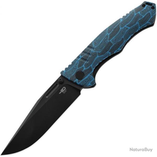 Couteau pliant Bestech Knives Keen II Framelock Black/Blue - Autre