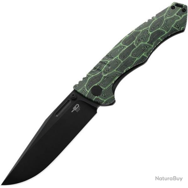 Couteau pliant Bestech Knives Keen II Framelock Black/Green - Autre