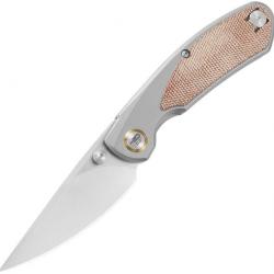 Couteau pliant Bestech Knives Lito Framelock Ti/Natural - Autre