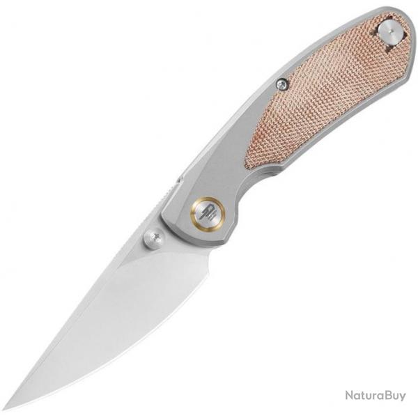 Couteau pliant Bestech Knives Lito Framelock Ti/Natural - Autre