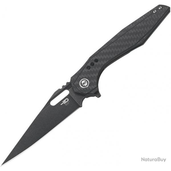 Couteau pliant Bestech Knives Malware Framelock CF Black - Autre