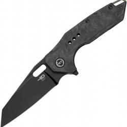 Couteau pliant Bestech Knives NYXIE 3 Framelock CF/TI Black - Autre