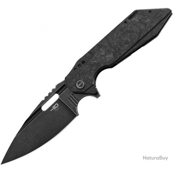 Couteau pliant Bestech Knives Shodan Framelock CF Black - Autre