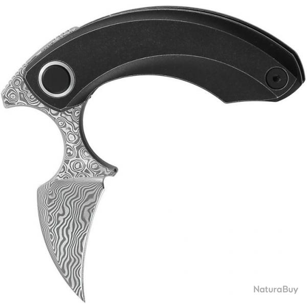 Couteau pliant Bestech Knives Strelit Framelock Damascus/Blk - Autre