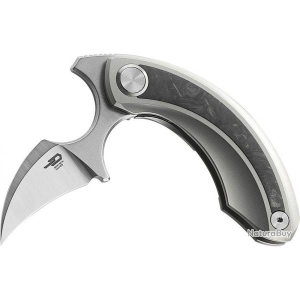 Couteau pliant Bestech Knives Strelit Framelock Gray/CF - Autre