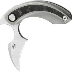 Couteau pliant Bestech Knives Strelit Framelock Gray/CF - Autre