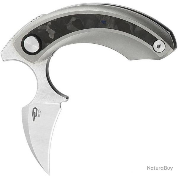 Couteau pliant Bestech Knives Strelit Framelock Gray/CF - Autre