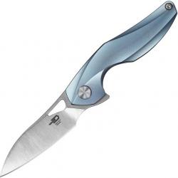 Couteau pliant Bestech Knives The Reticulan Framelock Blue - Autre