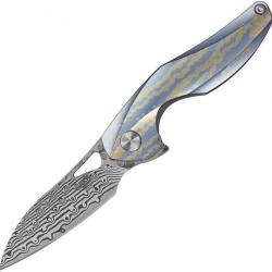 Couteau pliant Bestech Knives The Reticulan Framelock Blue - Autre