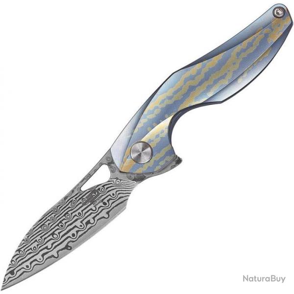 Couteau pliant Bestech Knives The Reticulan Framelock Blue - Autre