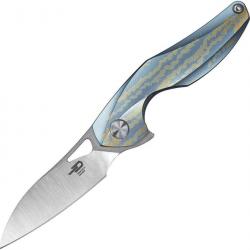 Couteau pliant Bestech Knives The Reticulan Framelock Blue - Autre