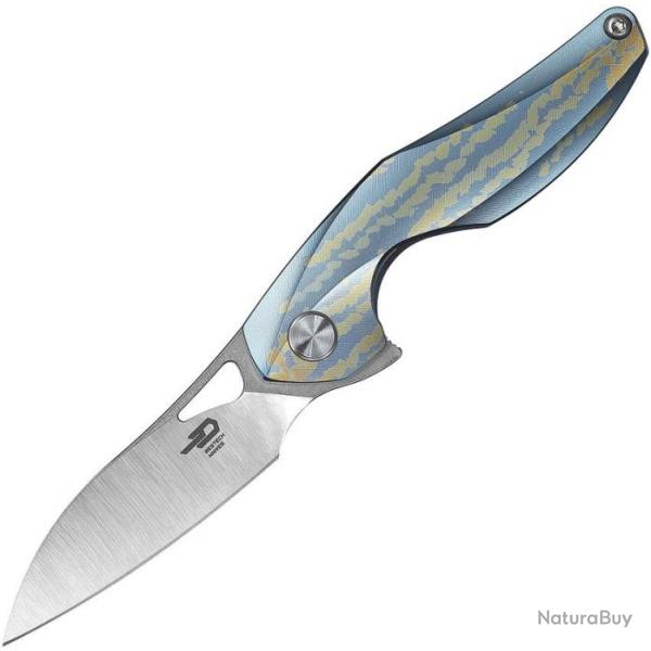 Couteau pliant Bestech Knives The Reticulan Framelock Blue - Autre