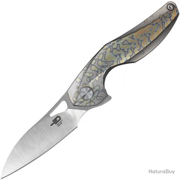 Couteau pliant Bestech Knives The Reticulan Framelock Gray - Autre