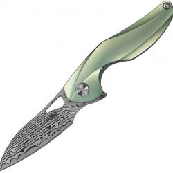 Couteau pliant Bestech Knives The Reticulan Framelock Green - Autre