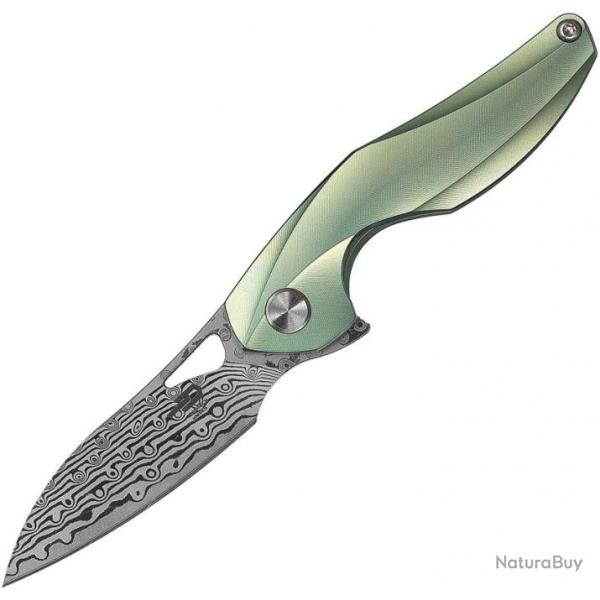 Couteau pliant Bestech Knives The Reticulan Framelock Green - Autre