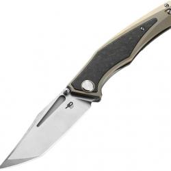 Couteau pliant Bestech Knives Togatta Framelock Carbon Fiber - Autre