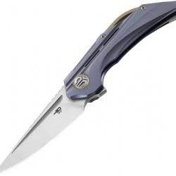 Couteau pliant Bestech Knives Vigil Framelock Blue - Autre