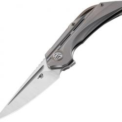 Couteau pliant Bestech Knives Vigil Framelock Gray - Autre