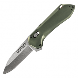 Couteau pliant Gerber Highbrow Pivot Lock A/O Green - Vert olive