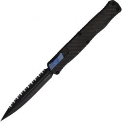 Couteau pliant Heretic Knives Auto Cleric II OTF CF/Blue - Autre