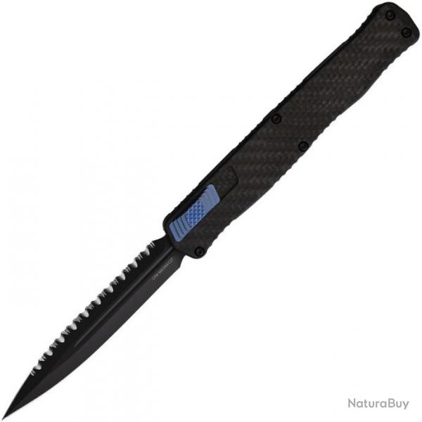 Couteau pliant Heretic Knives Auto Cleric II OTF CF/Blue - Autre