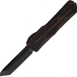 Couteau pliant Heretic Knives Auto Colossus OTF Tanto Black - Autre