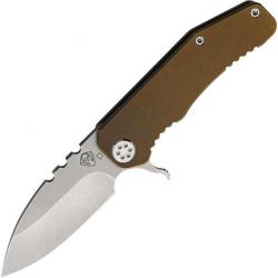 Couteau pliant Medford 187F Framelock Bronze - Autre