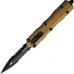 Couteau pliant Microtech Auto Dirac D/E OTF Tan PS - Autre