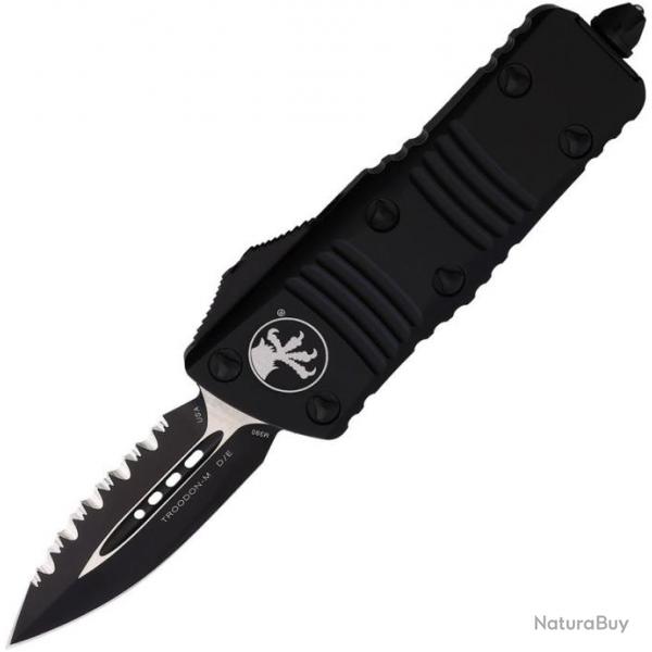 Couteau pliant Microtech Auto Mini Troodon D/E OTF BLK - Autre