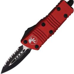 Couteau pliant Microtech Auto Mini Troodon D/E OTF Rouge - Autre