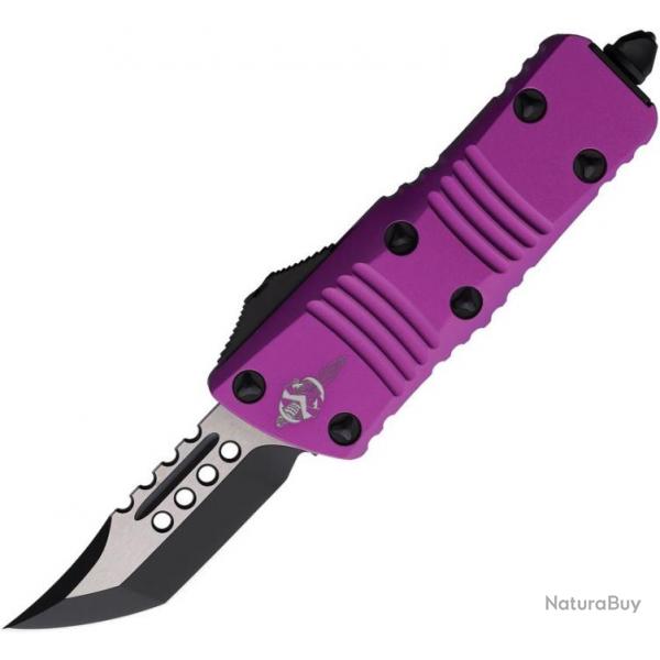 Couteau pliant Microtech Auto Mini Troodon OTF HH Viole - Autre