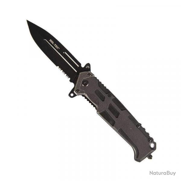 Couteau pliant Mil-Tec Assault - Noir