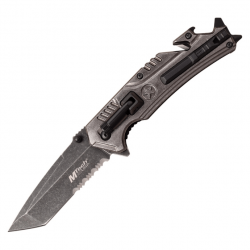 Couteau pliant MTech Linerlock A/O - Argent