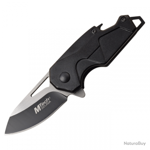 Couteau pliant MTech Linerlock A/O BLACK MTA1147BK - Noir