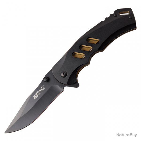 Couteau pliant MTech Linerlock A/O SW - Noir